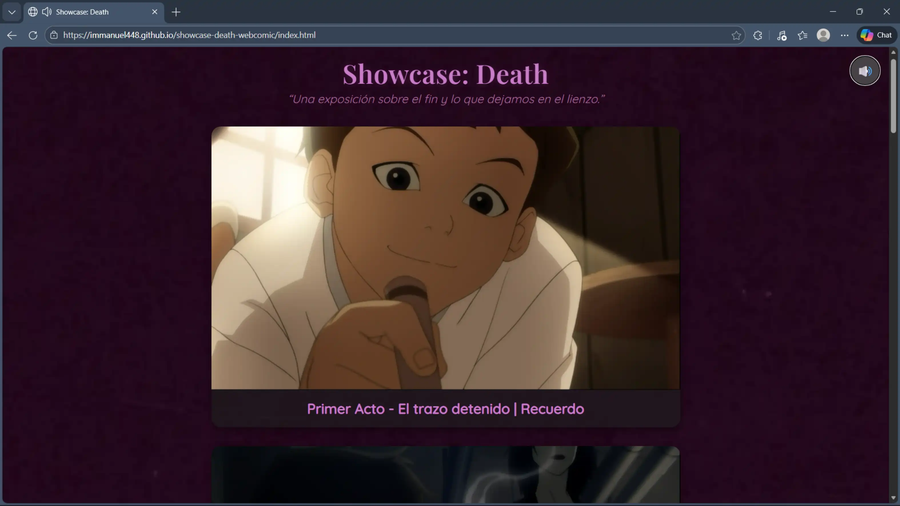 Webcomic interactivo