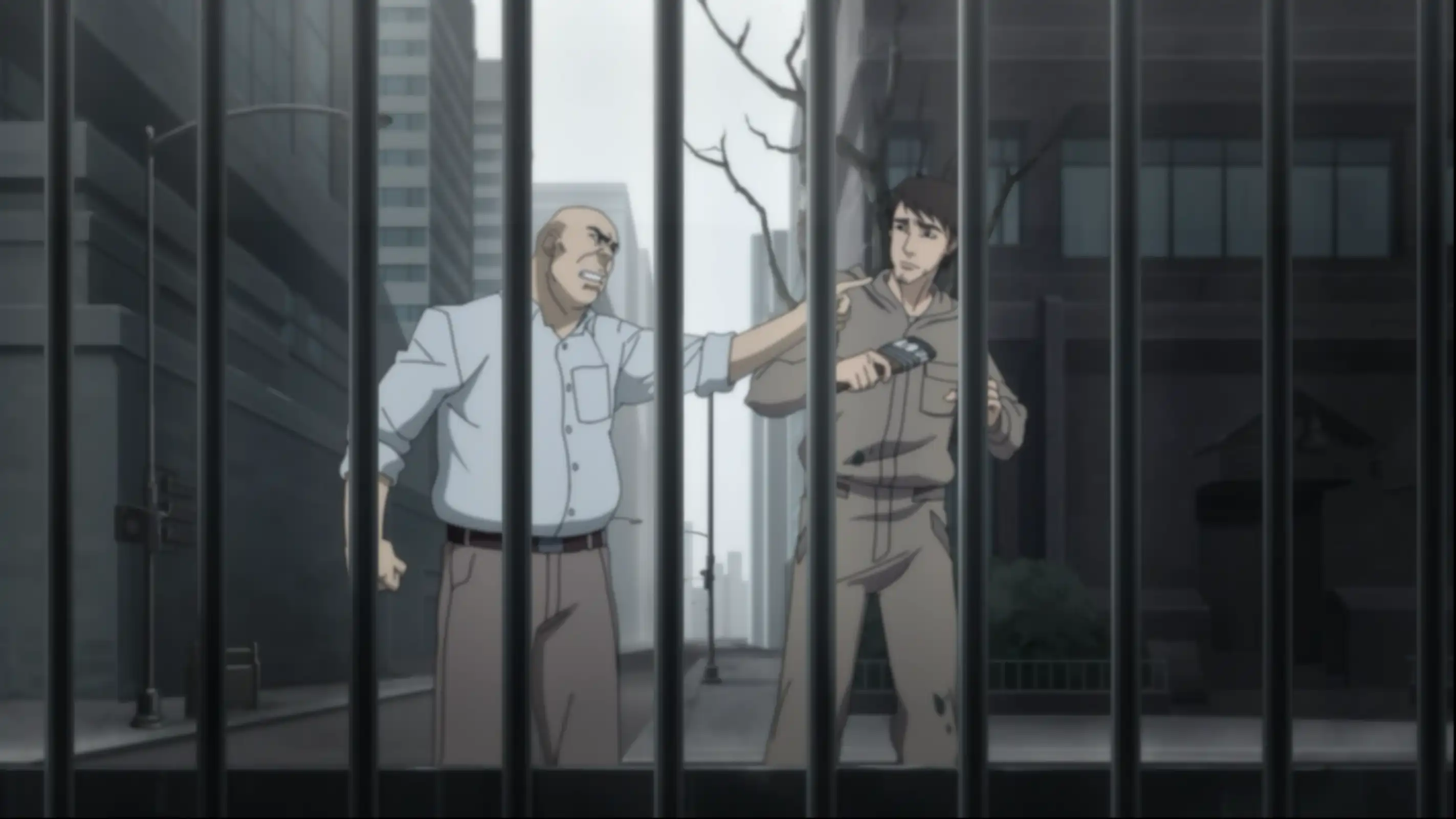 Protagonista siendo despedido por su jefe