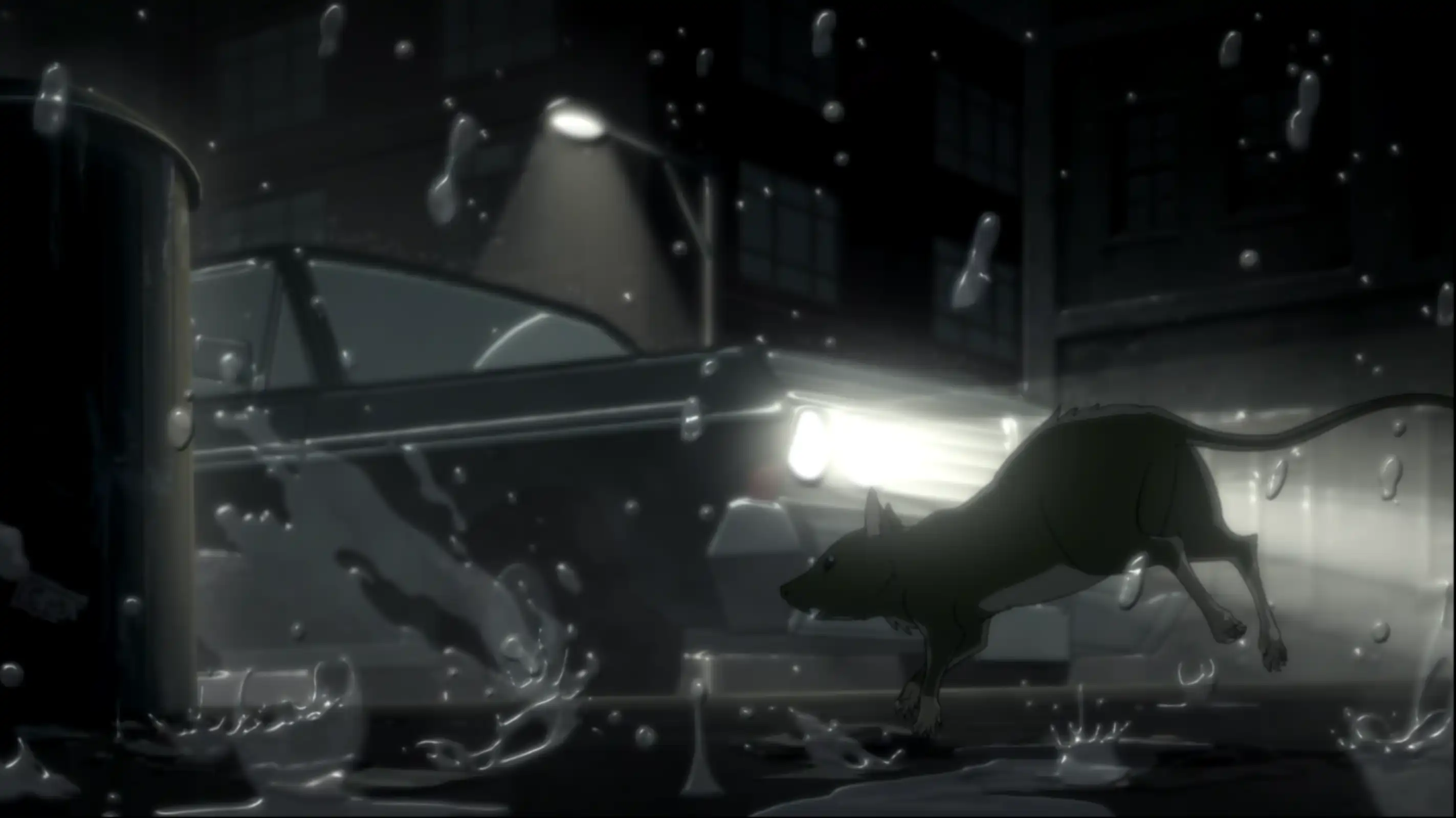 Omata pintando rodeado de sus demonios