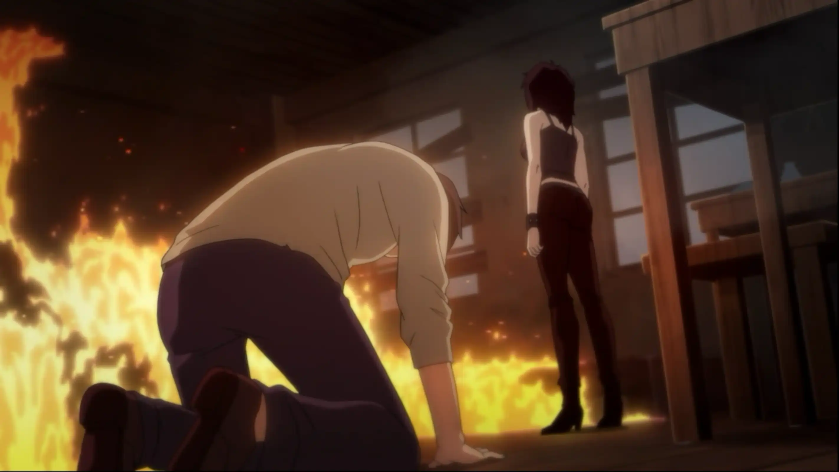 Imagen de la calle con el tiempo detenido